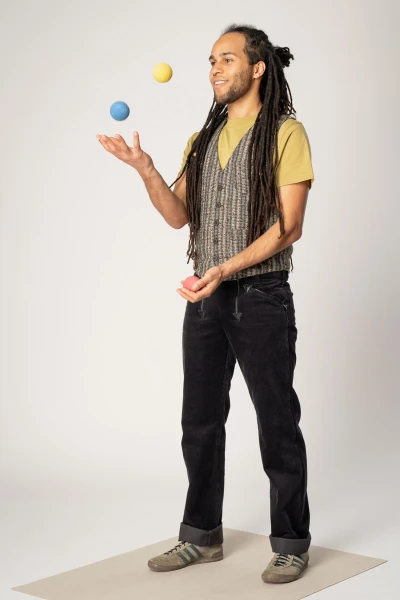 Cordhose Zimmermann straight leg - anthrazit