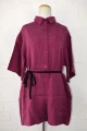 Jumpsuit "Jolka" kurz Viskose - magenta