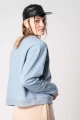 Damenpullover Oversize Hellblau