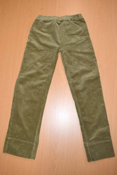 Breitcordhose Damen Grün Ansicht Front