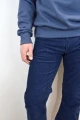 Cordhose für Herren in Blau Detailansicht Front