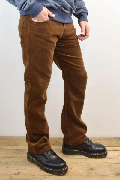 Cordhose für Herren in Braun