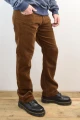 Cordhose "Wally" straight leg - haselnuss braun