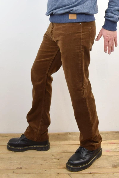 Cordhose für Herren in Braun Seitenansicht