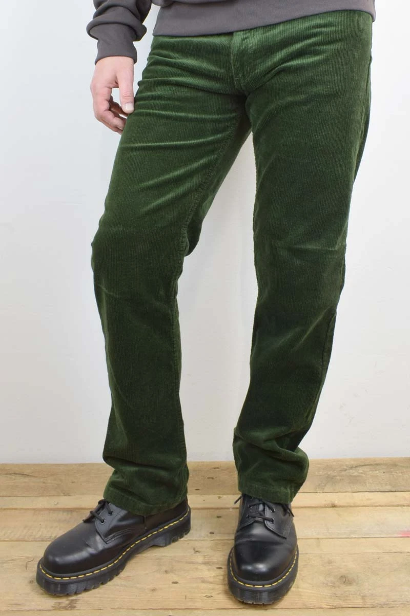 Cordhose für Herren in Grün