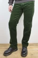 Cordhose "Wally" straight leg - tannen grün