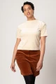 Nicki T-Shirt "Katja" Samt - creme