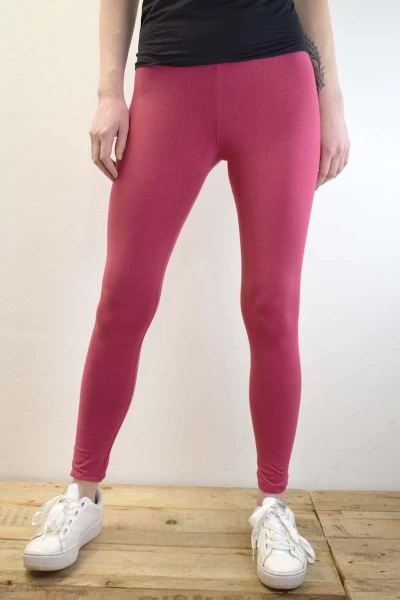 Nachhaltige Leggings aus Bio-Baumwolle in Pink