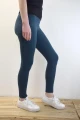 Nachhaltige Leggings aus Bio-Baumwolle in dunklem Petrol Ansicht Front Ansicht von hinten