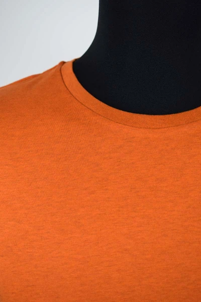 Greenbomb T-Shirt für Herren in Orange Uni Frontansicht