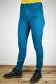 Hose "Lana" Bio Baumwolle Slim Fit - petrol