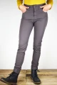 Hose "Lana" Baumwolle Slim Fit - grau