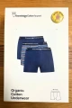 Knowledge Cotton Apparel - Bio Trunks 3 Pck. - navy & bunte Punkte