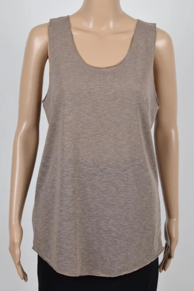 Tanktop für Damen in Hellbraun meliert Ansicht Front Ansicht Front