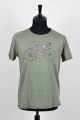 Greenbomb T-Shirt "Bike Jack" Bio - olive