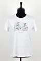 Greenbomb T-Shirt "Bike Storm" Bio - weiss