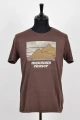 Greenbomb T-Shirt "Nature Chaser" Bio - dark chocolate