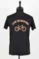 Greenbomb T-Shirt "Bike Leave" Bio - black