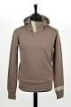 Hoodie für Herren in Cappuccino-Braun