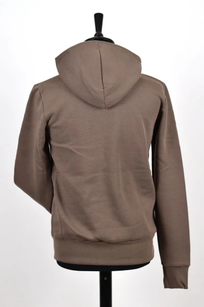 Hoodie für Herren in Cappuccino-Braun