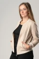 Damenblouson Beige Seitenansicht