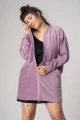 Oversize-Jacke "Marjetta" Jerseycord - lilac