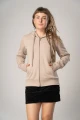 Sweatjacke "Klara" Bio - beige