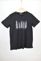 Greenbomb T-Shirt "Nature Wood Camp" Bio - black