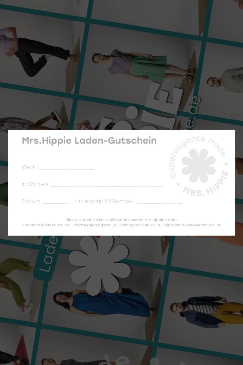 Mrs.Hippie Laden-Gutschein N°01