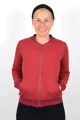 Blouson Jacke "Bomba" - rot mit Struktur