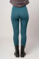 Leggings aus Bio-Baumwolle in Petrol - blickdicht - Adrett Grün