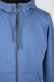 Sweatjacke "Matthew" Bio - hellblau