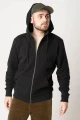 Sweatjacke "Matthew" Bio - schwarz